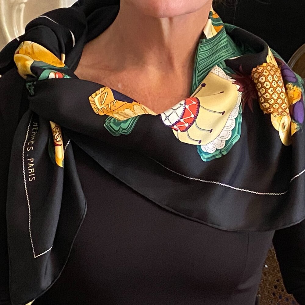 Hermes Scarf "Gastronomie"